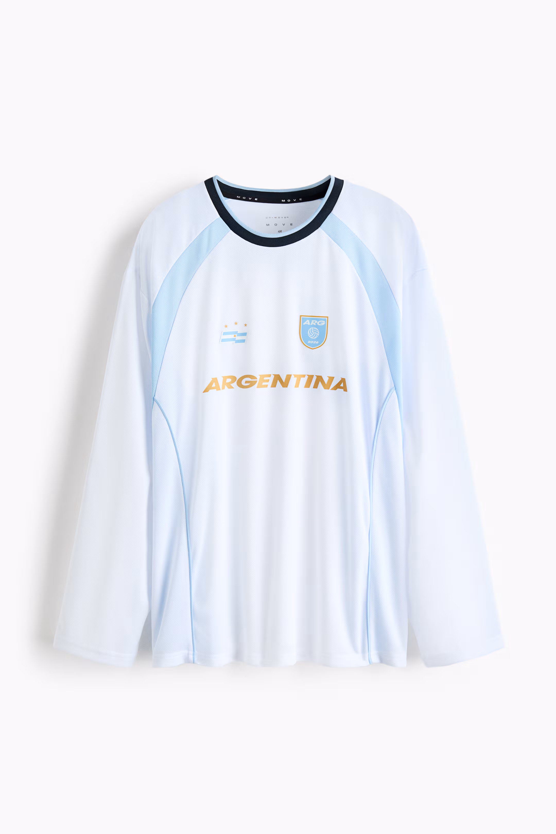 Loose printed soccer jersey in DryMove🅪 - H&M